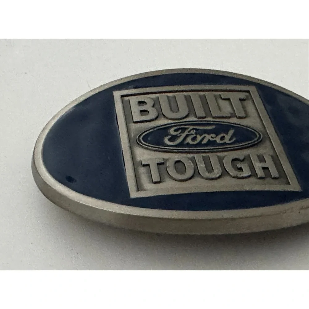 Built Ford Tough Ford Belt Buckle Blue Licensed‎